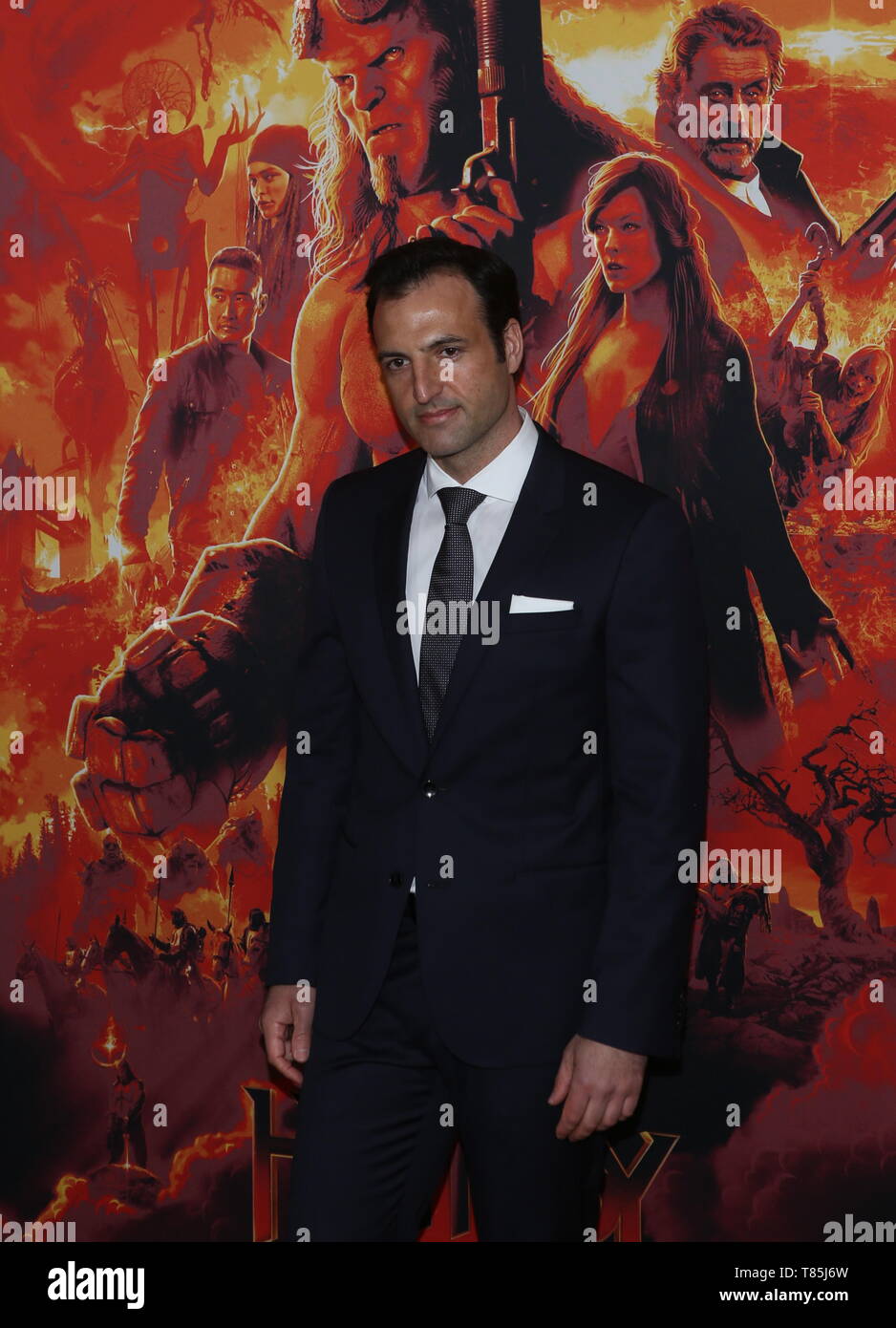 'HELLBOY' NY Special Screening gehalten an AMC Lincoln Square bietet: Kresh Novakovic Wo: New York City, New York, United States Wenn: 09 Apr 2019 Credit: Derrick Salters/WENN.com Stockfoto