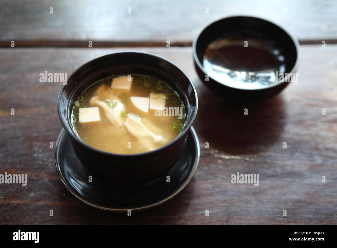 Miso-Suppe Stockfoto