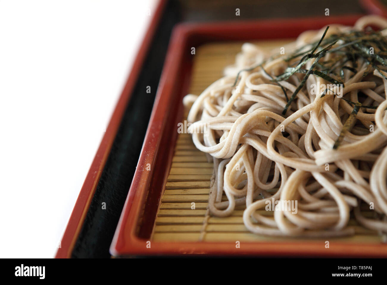 Soba Nudeln Stockfoto