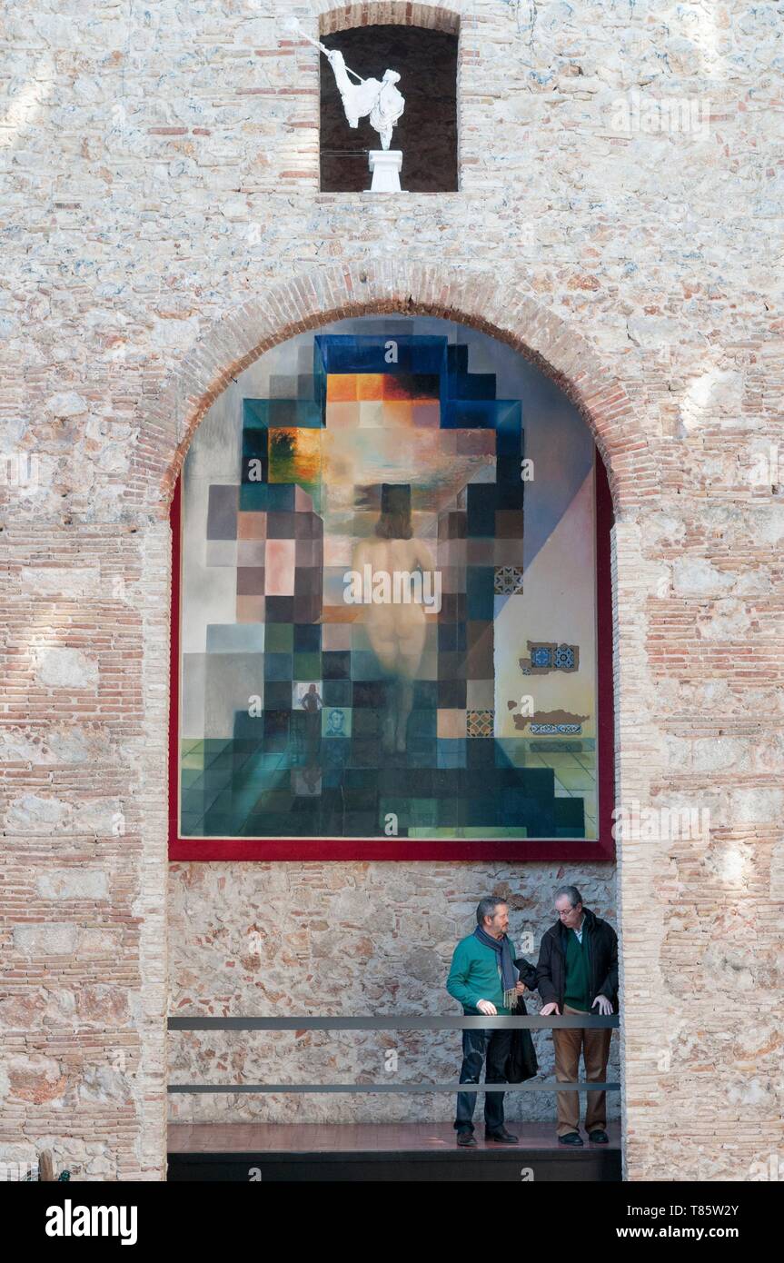 Spanien, Katalonien, Figueras, Dali Theater und Museum, das der Künstler Salvador Dali, Lincoln in Dalivision gewidmet Stockfoto