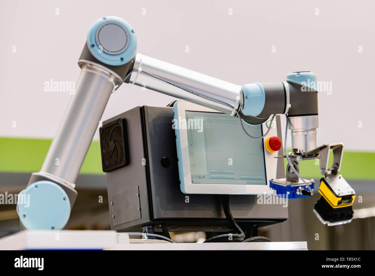 Industrielle Roboterarm Stockfoto