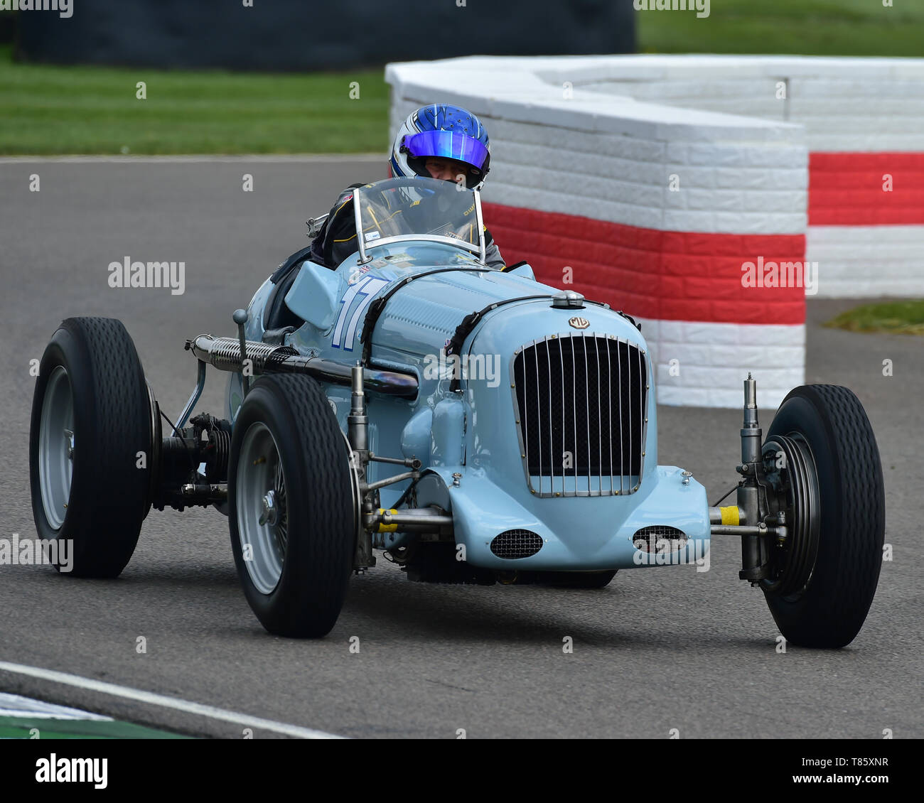 Roland Wettstein, Parnell MG K3, Parnell Cup, Grand Prix Autos, Voiturette Autos, 1935 bis 1953, 77 Mitglieder treffen, Goodwood, West Sussex, England, Ap Stockfoto