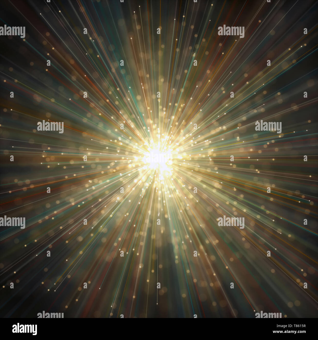 Big Bang, konzeptionelle Darstellung Stockfoto