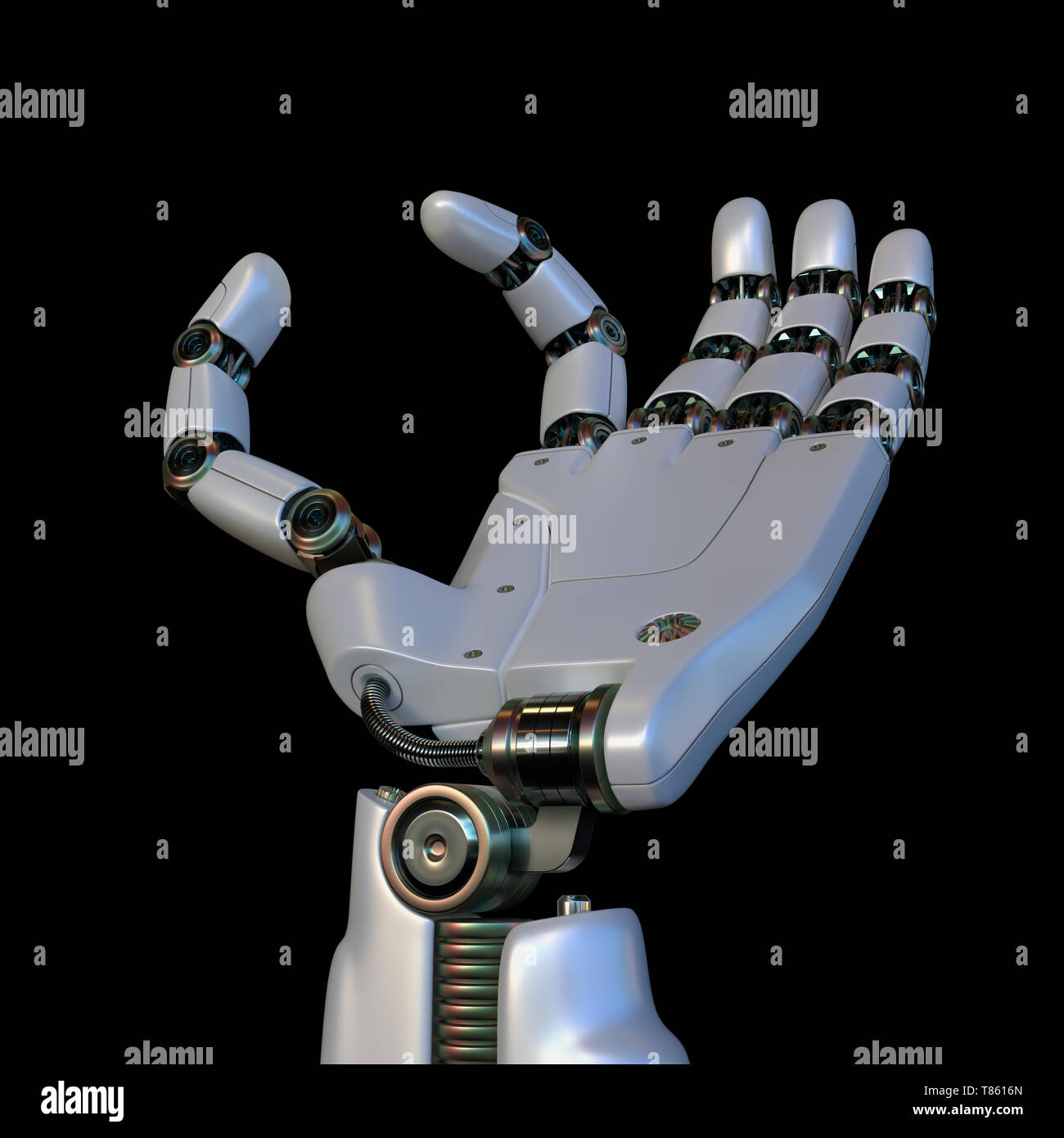 Roboterhand, Abbildung Stockfoto