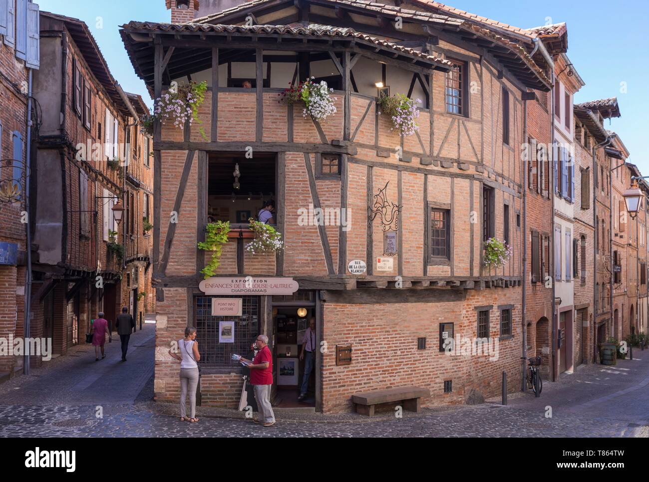 Frankreich, Tarn, Albi, als Weltkulturerbe von der UNESCO, der Maison du Vieil Alby im alten Bezirk Stockfoto