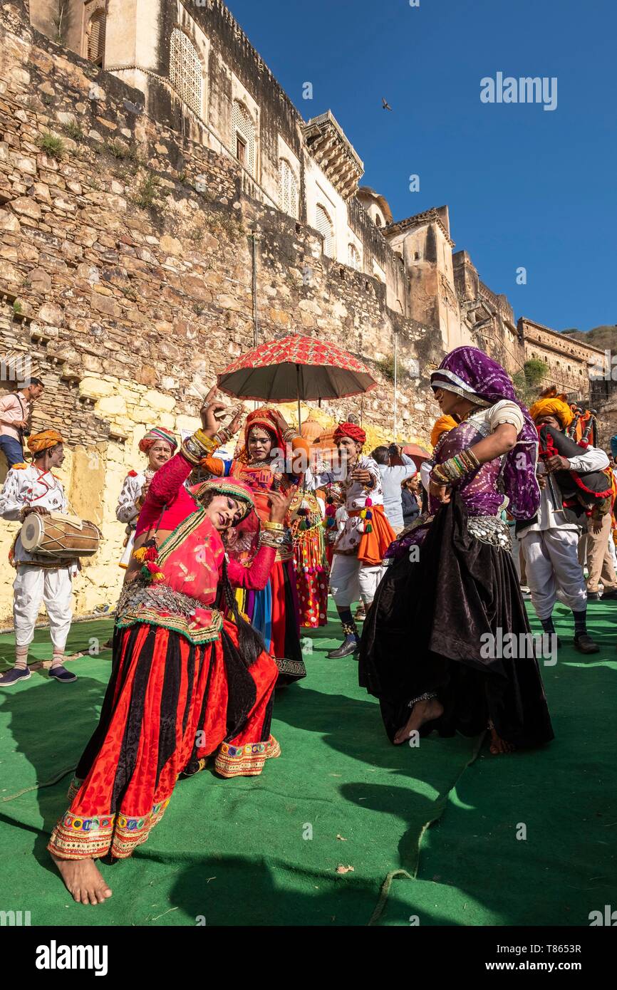 Indien, Rajasthan, Horny Smokovec, Horny Smokovec Utsav Festival jedes Jahr im November Stockfoto