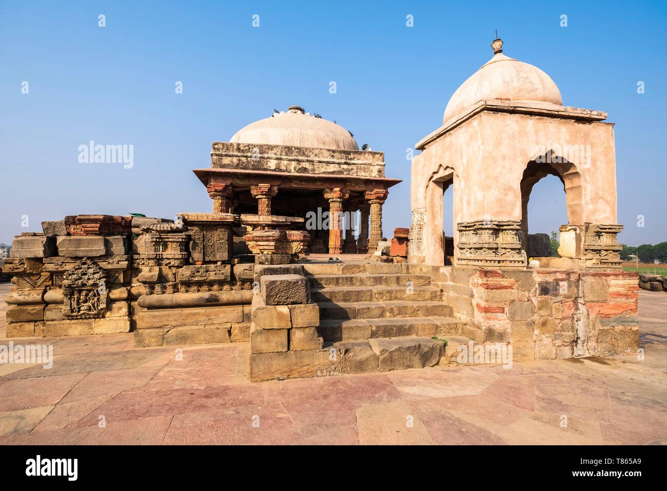 Indien, Rajasthan, Abhaneri, Harshat Mata Tempel Stockfoto