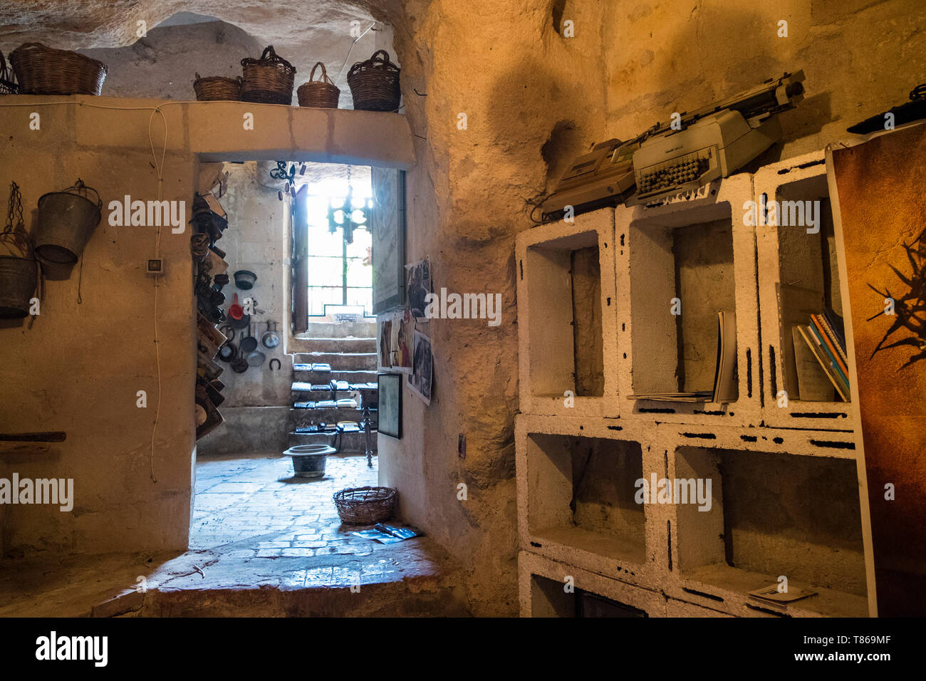 Italien, Matera, traditionellen Haus Stockfoto