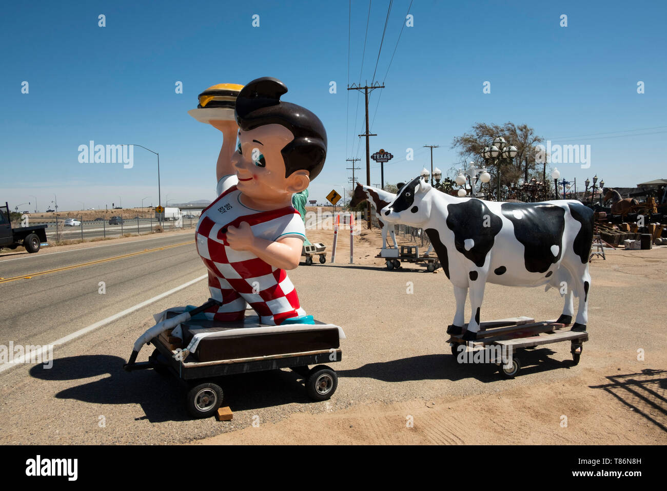 Antik Shop, Victorville, Kalifornien, Vereinigte Staaten von Amerika Stockfoto