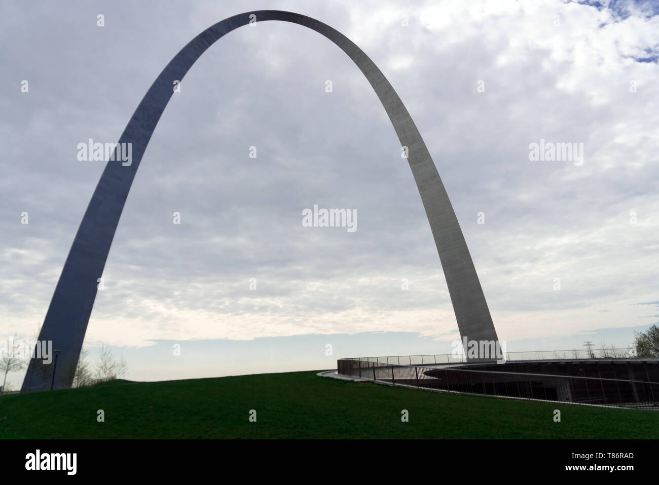 Verschiedene Ansichten der St. Louis Arch - Tor zum Westen Stockfoto