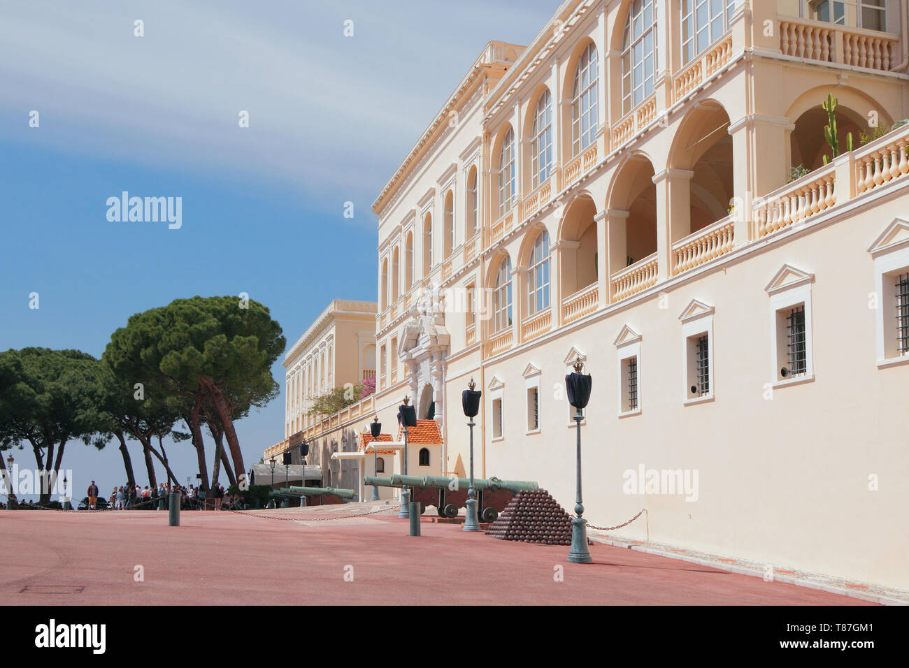 Monte Carlo, Monaco - Apr 19, 2019: Prince's Palace Stockfoto