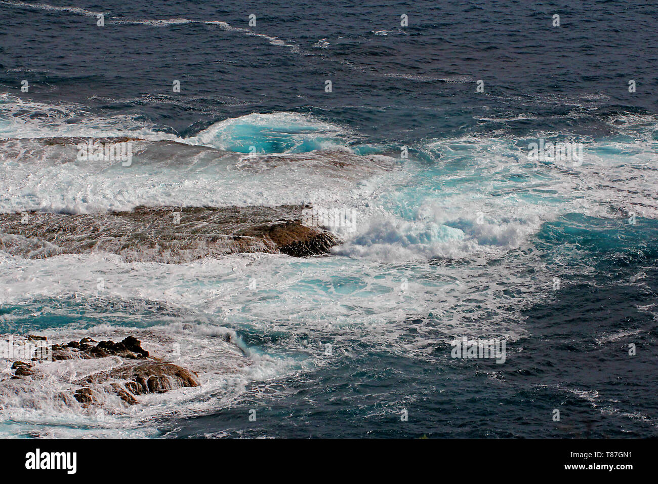 Murrays lookout Arthurs Seat Scenic Road, in Arthurs Seat State Park Victoria, Australien bieten einen hervorragenden Blick auf die Bucht Stockfoto
