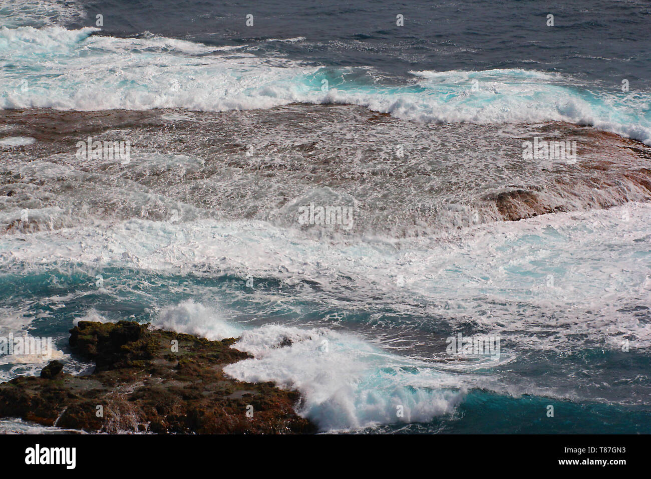 Murrays lookout Arthurs Seat Scenic Road, in Arthurs Seat State Park Victoria, Australien bieten einen hervorragenden Blick auf die Bucht Stockfoto