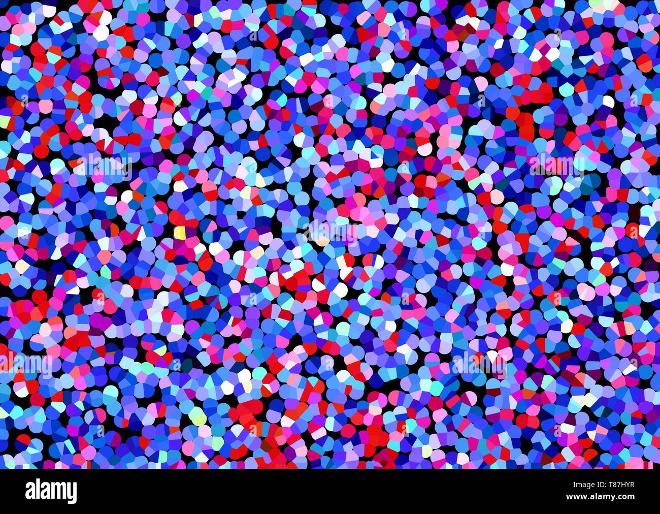 Abstrakte Textur oder Hintergrund mit bunten runde Formen. Stockfoto