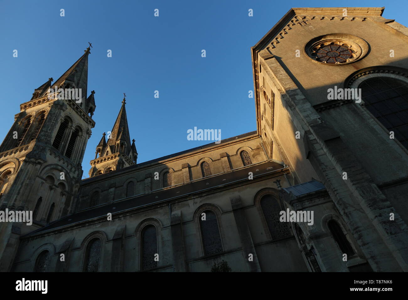 Eglise Notre Dame Chef-du-Pont - Die Abtei Unserer Lieben Frau von der Gelübde - Cherbourg - Cotentin - Frankreich Stockfoto