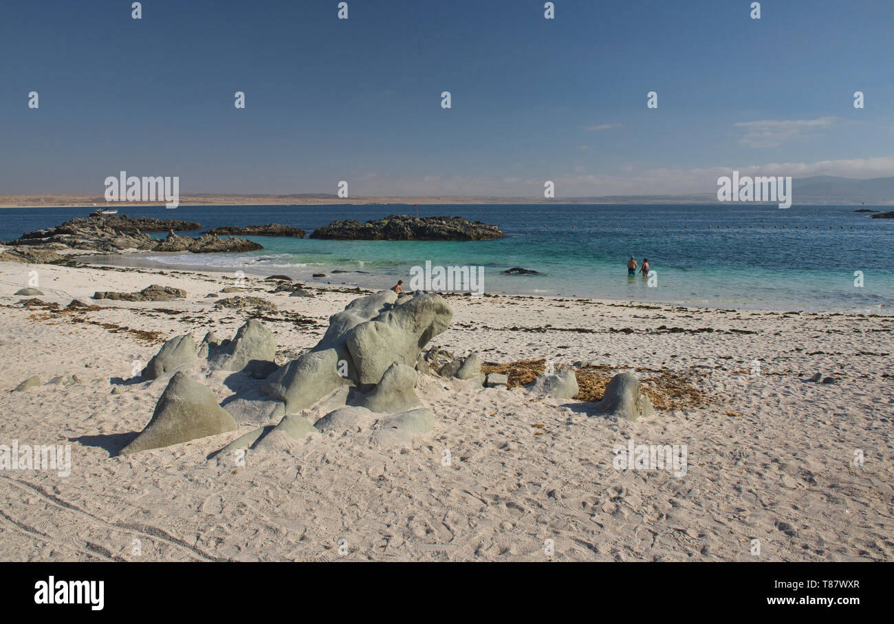 Bahia Inglesa, eine entspannte Stadt am Strand, die Caldera, Chile Stockfoto