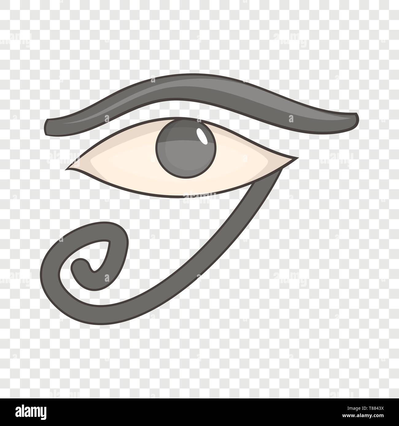 Agypten Gott Ra Symbol Symbol Cartoon Stil Stock Vektorgrafik Alamy