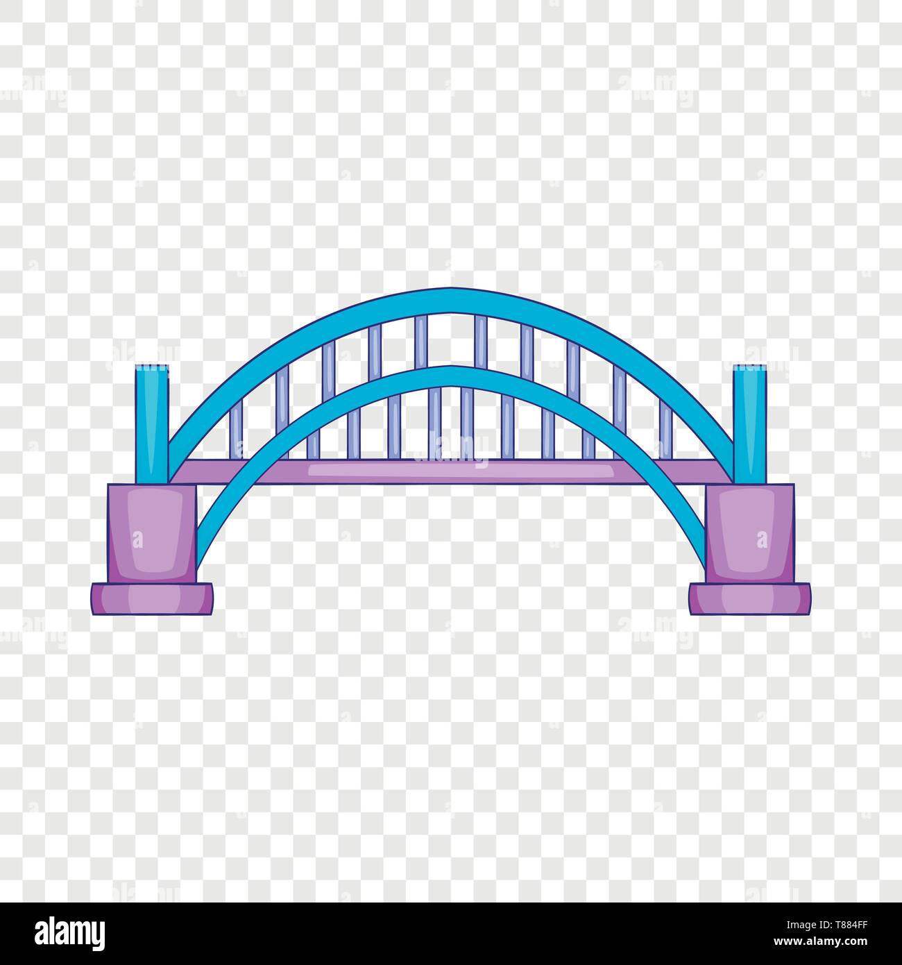 Sydney Harbour Bridge-Symbol, Cartoon-Stil Stock Vektor