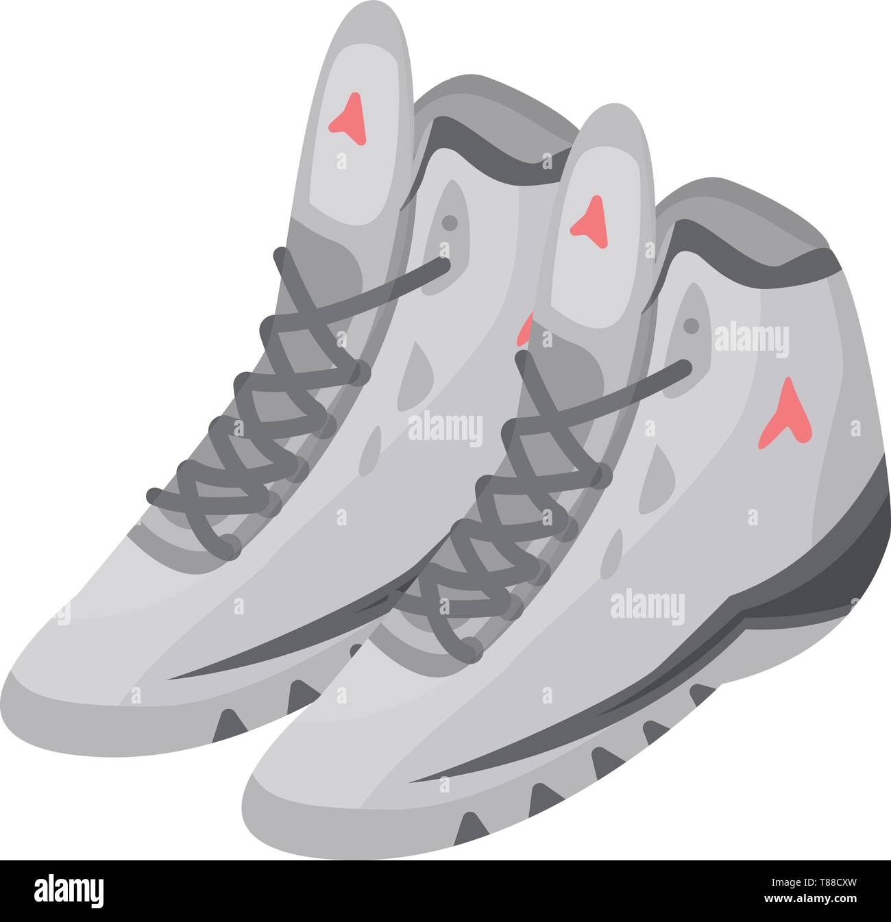 Basketball Schuhe Symbol, isometrische Stil Stock-Vektorgrafik - Alamy