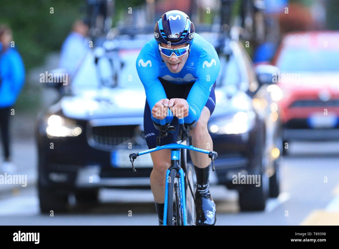 Bologna, Italien. 11. Mai, 2019. Giro &#xa0; D'Italia, Etappe 1, Bologna San Luca; Jasha Sutterlin (Ger) in Aktion während der Einzelzeitfahren Credit: Aktion plus Sport/Alamy leben Nachrichten Stockfoto