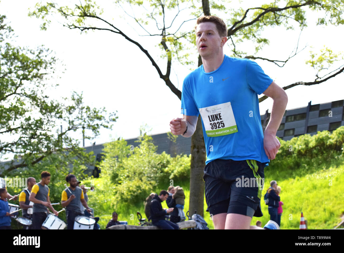 Utrecht, Niederlande. 12. Mai 2019. UTRECHT, Science Park, koplopers, während Marathon Utrecht Credit: Pro Schüsse/Alamy leben Nachrichten Stockfoto