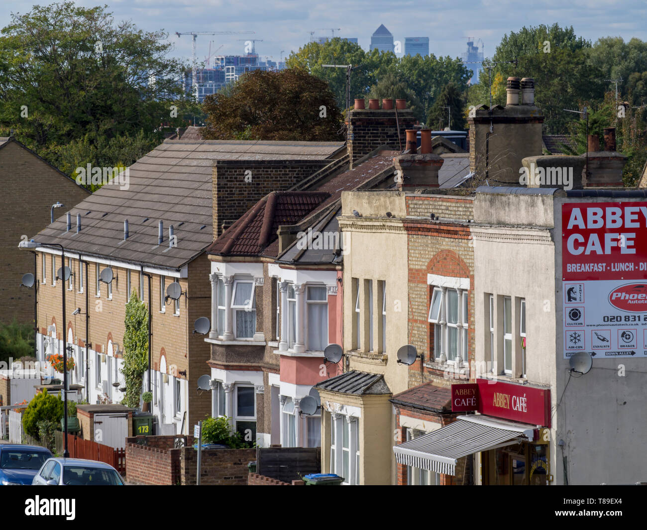 Europa, Großbritannien, England, London, Abbey Wood, ciity Towers Stockfoto