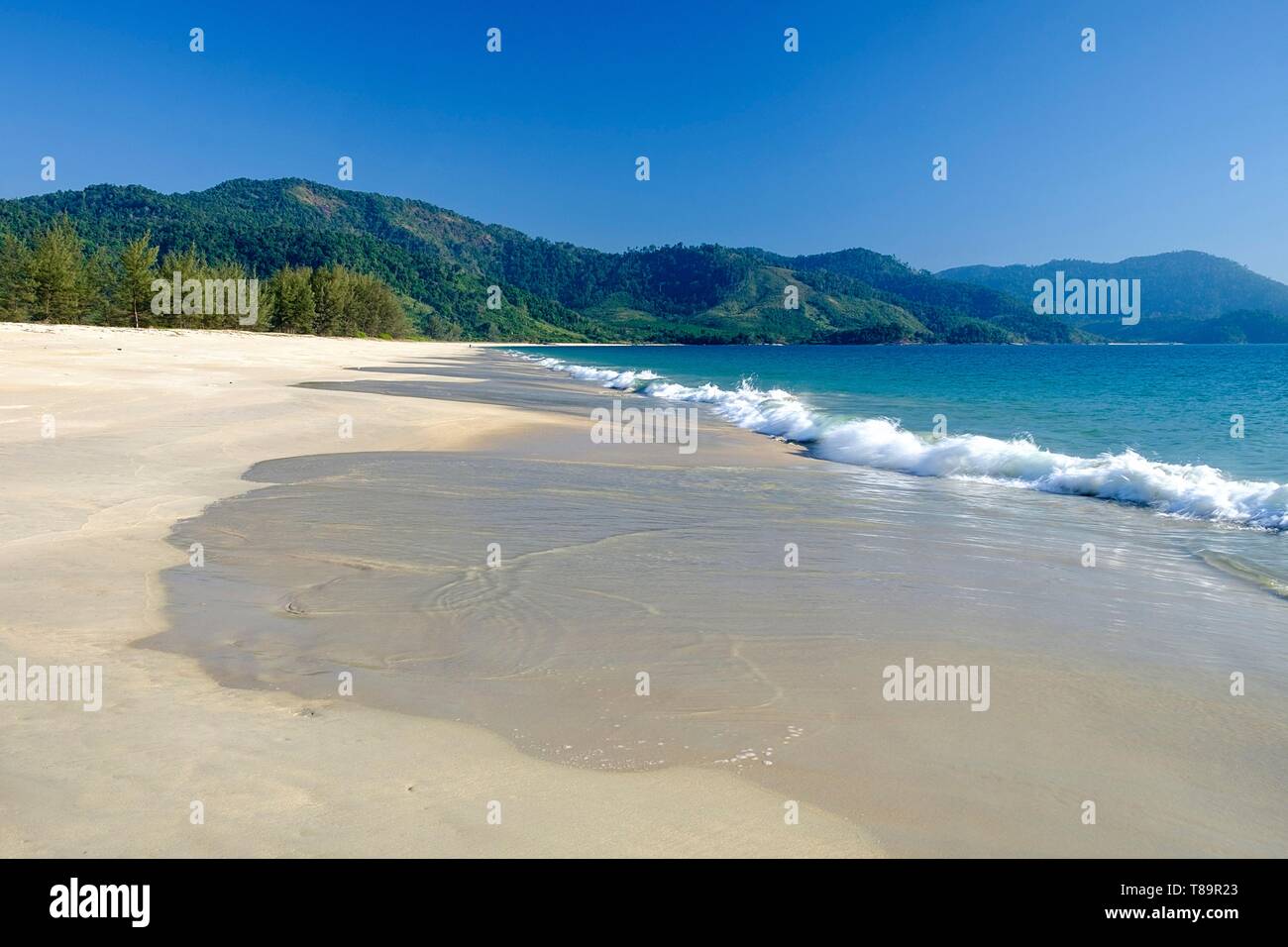 Myanmar, Birma, Tanintharyi region, Dawei oder Tavoy, Thizit Strand Stockfoto