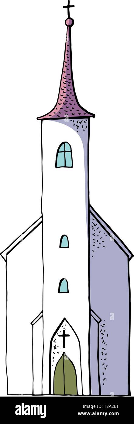 Hochzeit Clipart Alte Christliche Kirche Fur Hochzeit Design Stock Vektorgrafik Alamy