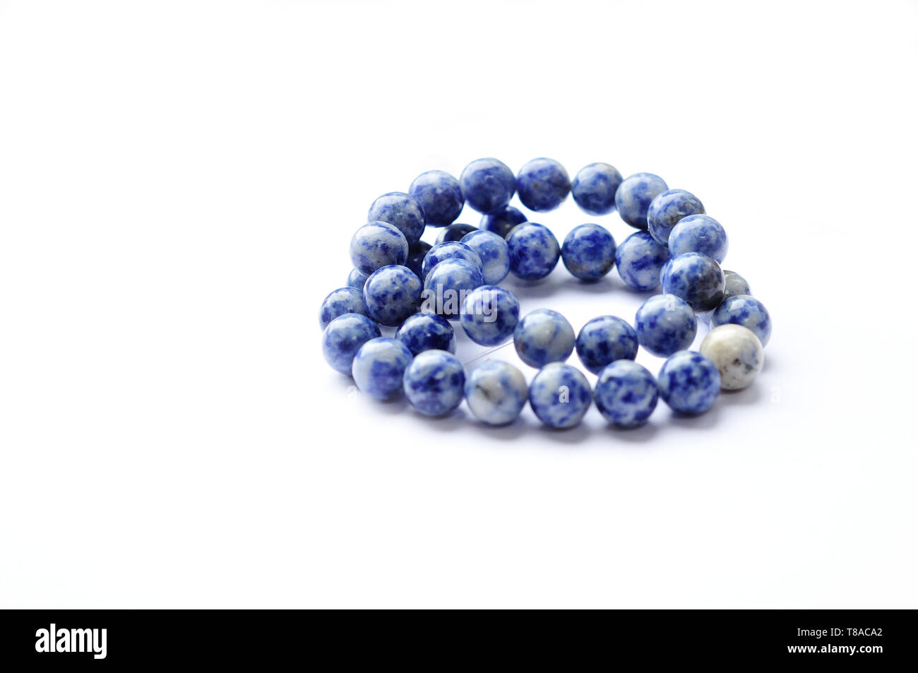 Blau Jasper Stockfoto