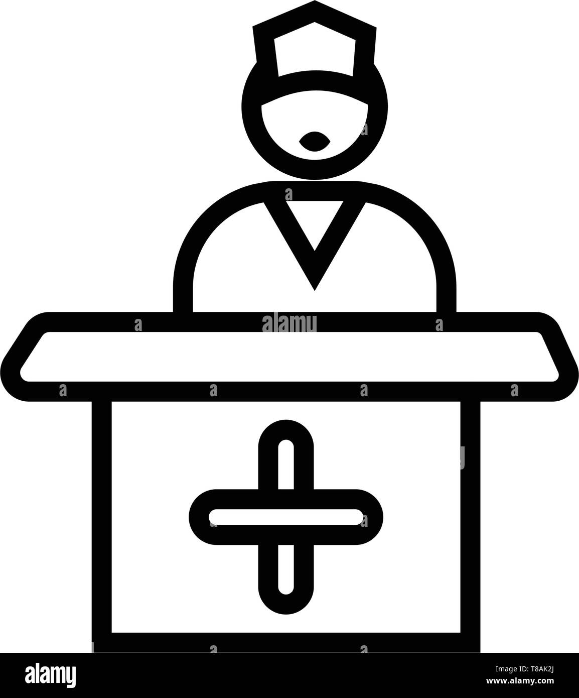 Medizinische Symbol Termin-vector Medical Symbol Termin für das Gesundheitswesen und die medizinische Versorgung Stock Vektor