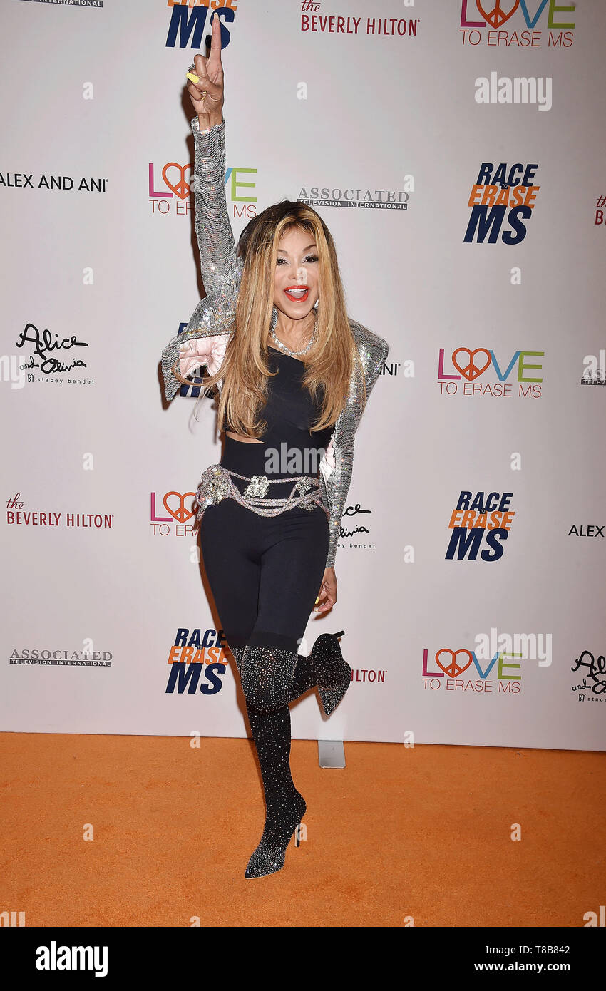 BEVERLY HILLS, Ca - 10. Mai: Latoya Jackson besucht die 26. jährliche Rennen zu löschen MS Gala im Beverly Hilton Hotel am 10. Mai 2019 in Beverly Hills, Kalifornien. Stockfoto