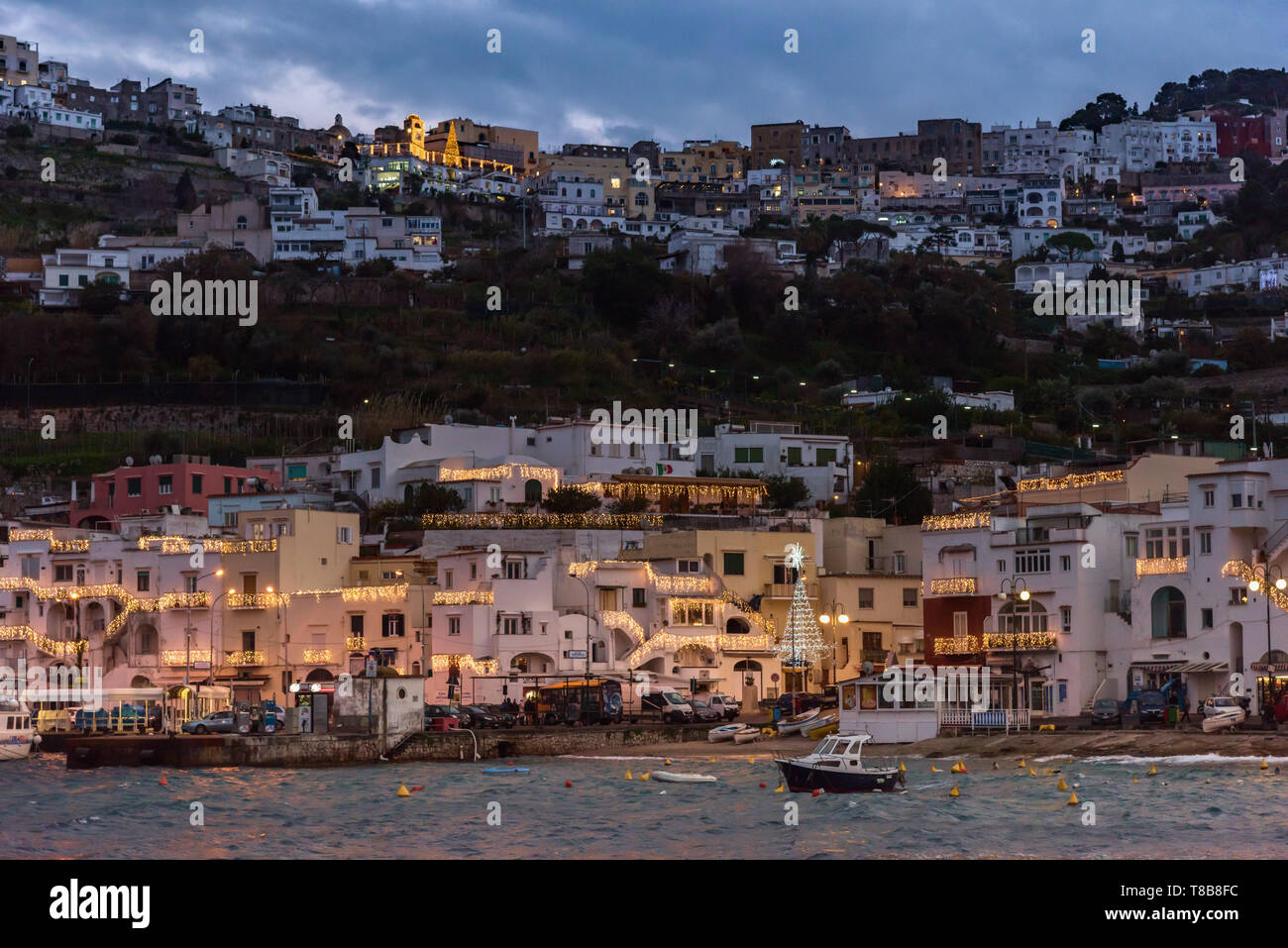 Marina Grande, Capri, Italien Stockfoto