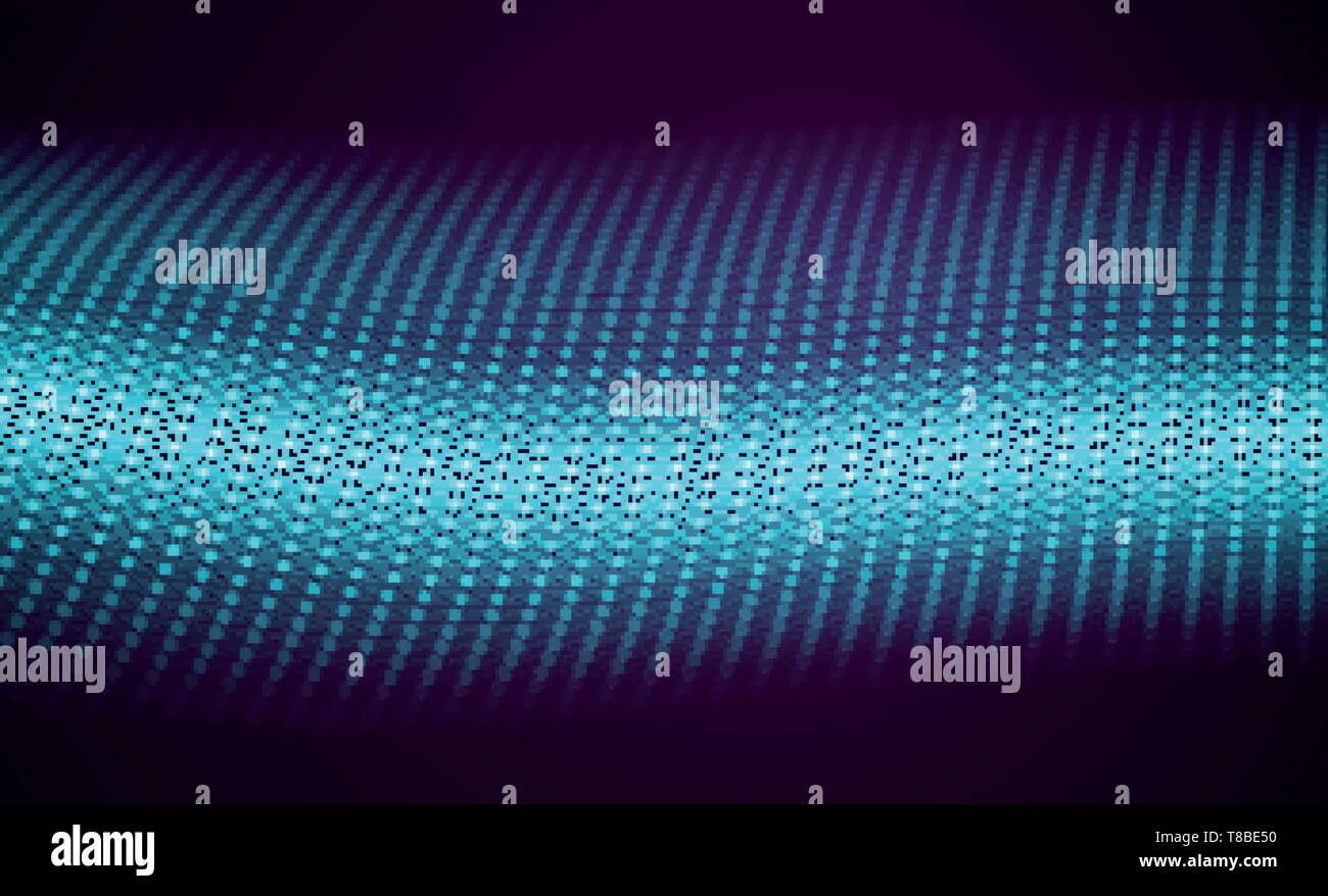EPS 10. 4 IR-vierte industrielle Revolution mit blockchain Technology Network. Data Technology abstract futuristische Abbildung. Low Poly Form mit Stock Vektor