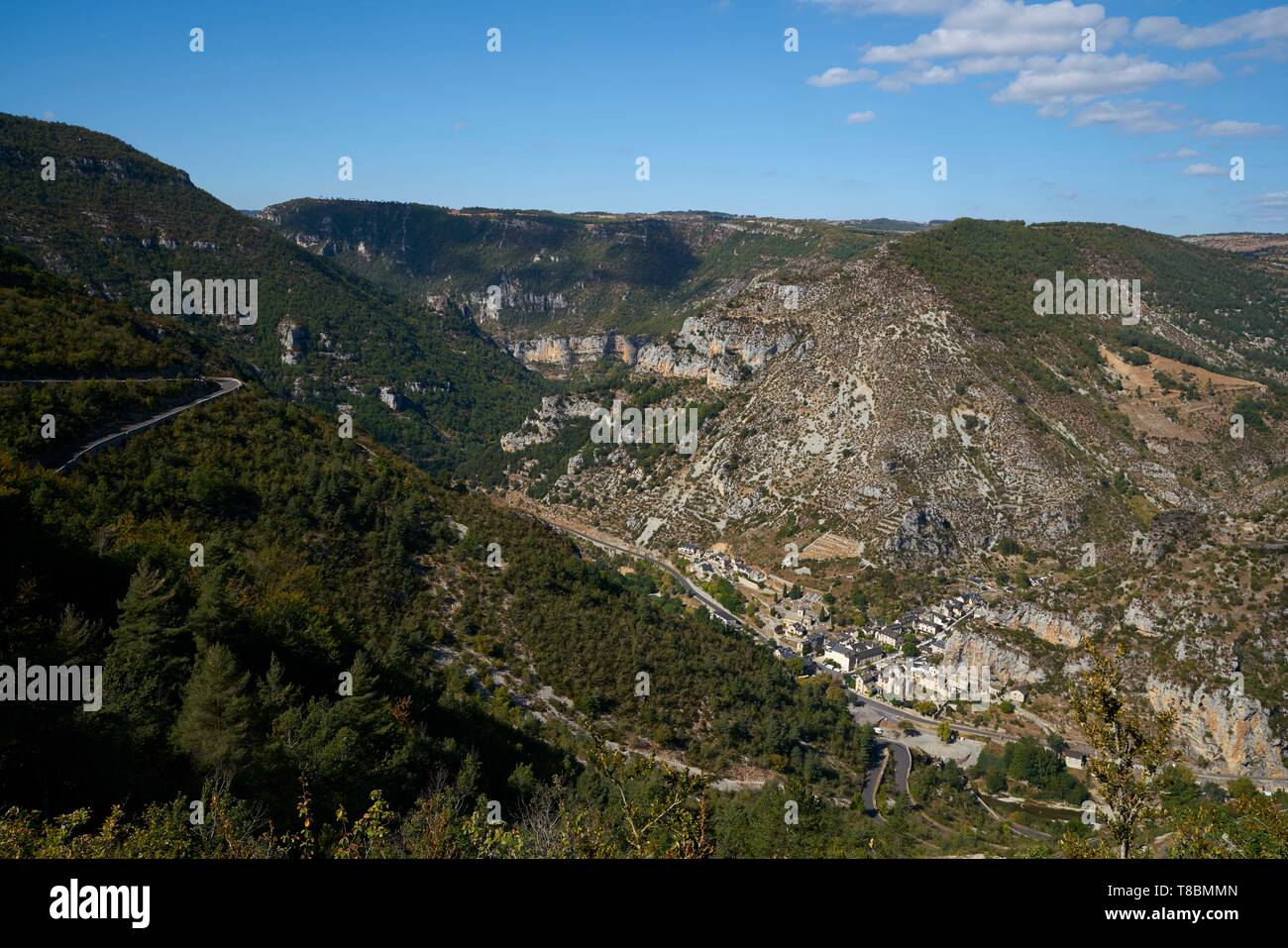 Frankreich, Lozère, La Malene, Cevennen, Gorges du Tarn Stockfoto