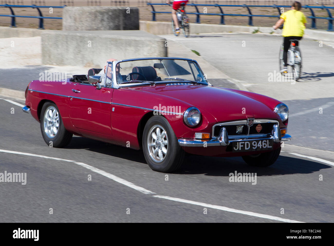 MG Midget BGT rot Coupé 1972 Stockfoto