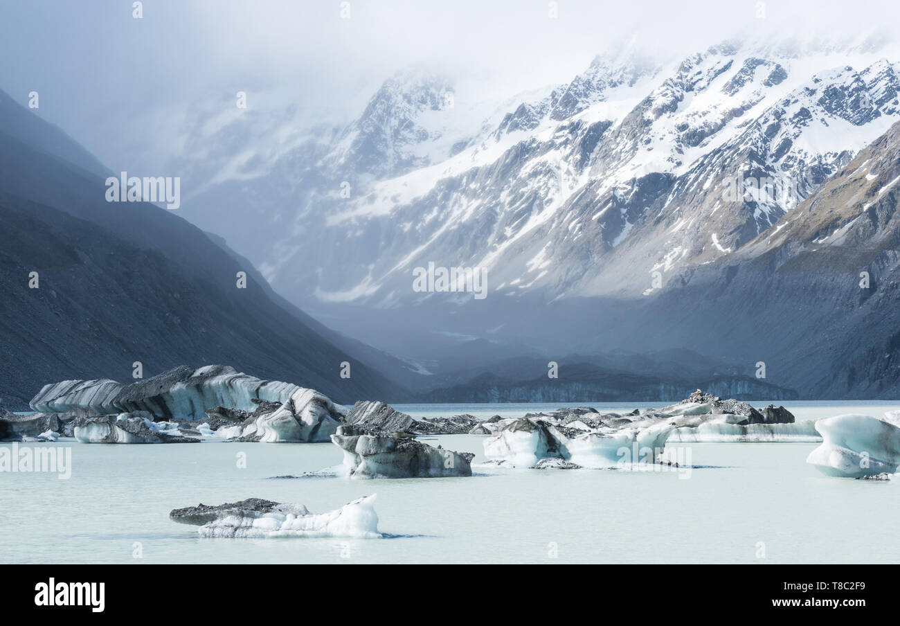 Ice Berg in Tekapo, Neuseeland Stockfoto