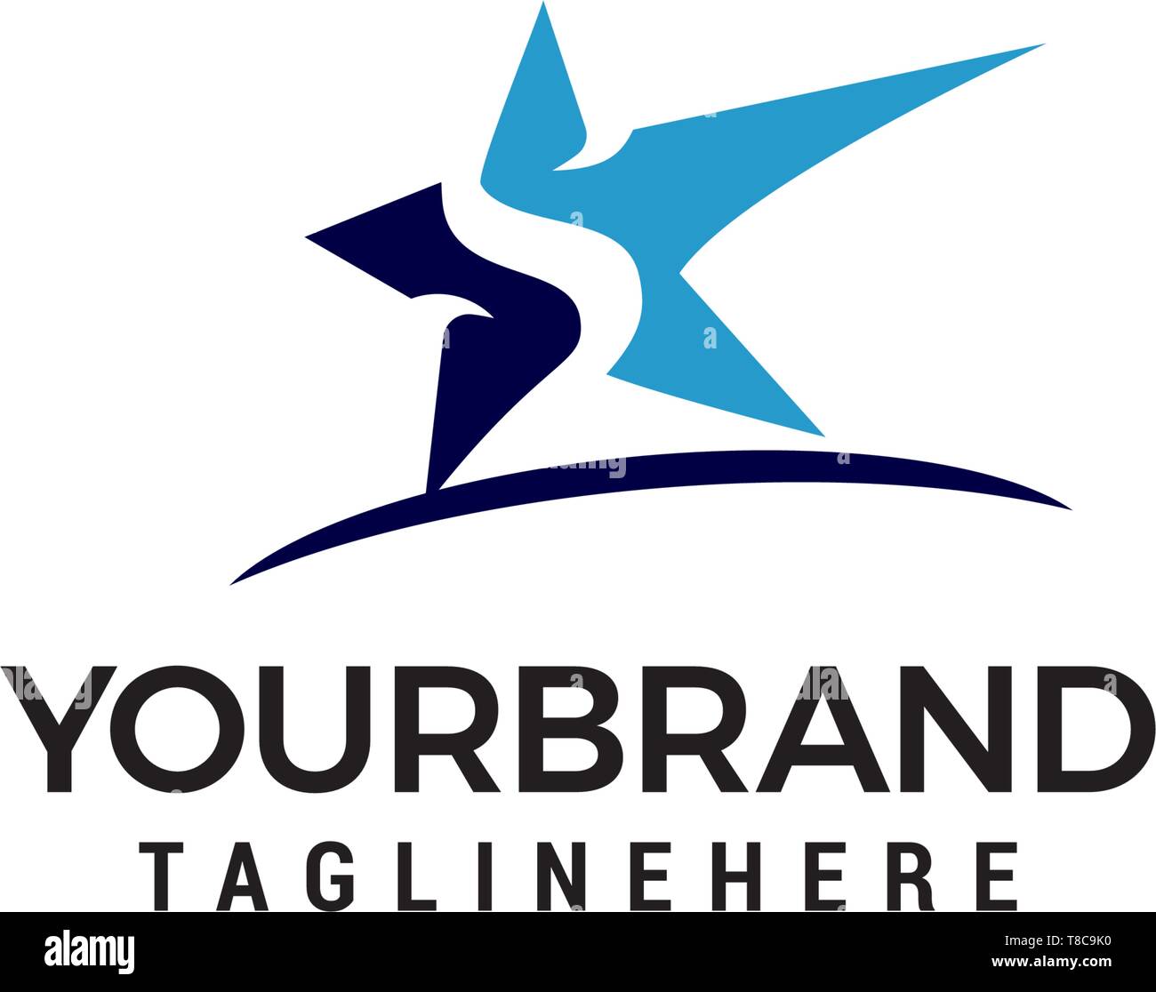 Buchstabe s Star Logo Design template Vector Stock Vektor