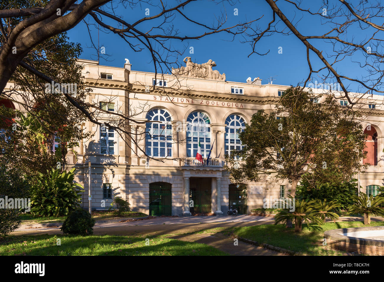 Anton Dohrn Zoologische Station, Neapel, Italien Stockfoto