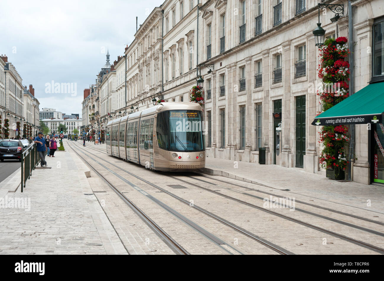 Orleans, Straßenbahn, 2012-07-10°B Rue Jeanne d'Arc 73 (2) Stockfoto