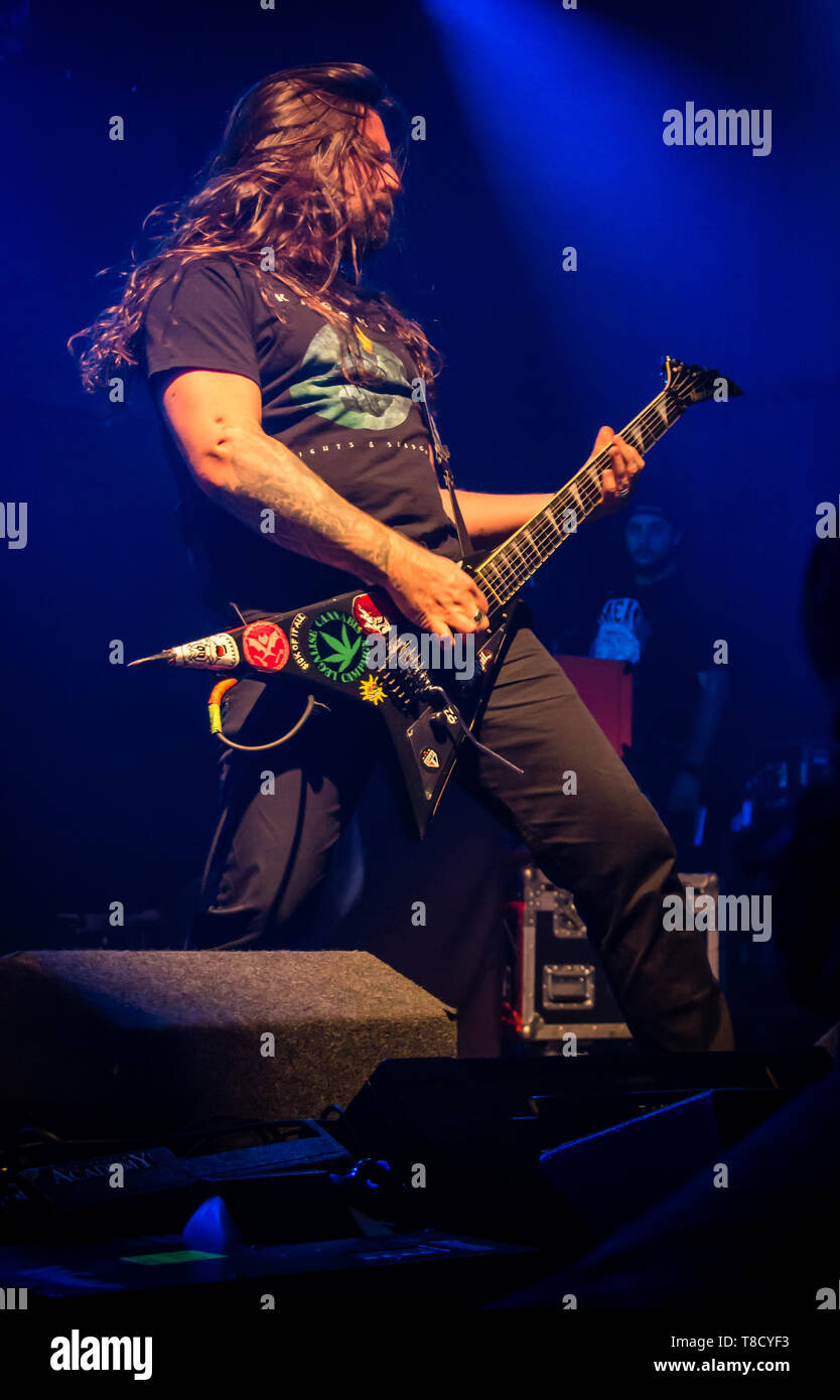 Sepultura live in Manchester Academy 2017 Stockfoto