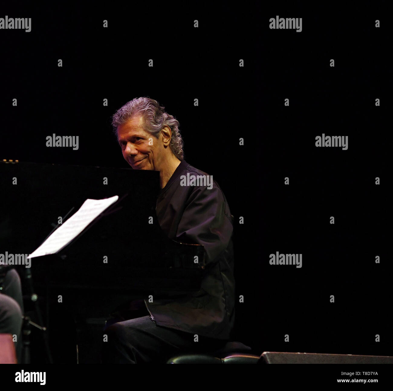 Mai 11, 2019 - Chick Corea, multi Grammy Gewinner bringen Klavier und Banjo zusammen bei der Sandler Zentrum in Virginia Beach, Virginia, 11. Mai 2019.. © Jeff Moore (Credit Bild: © Jeff Moore/ZUMA Draht) Stockfoto