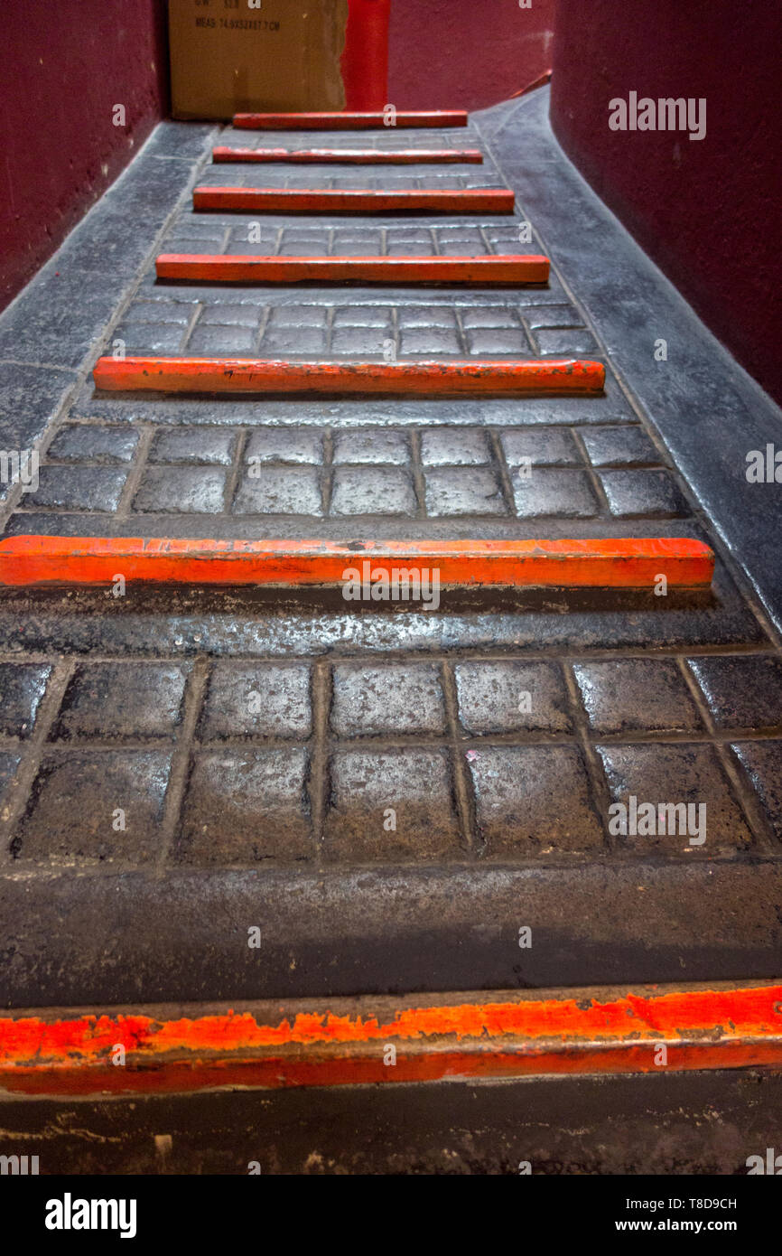 Rampe in das Pferd Krankenhaus Bloomsbury, London, UK Stockfoto