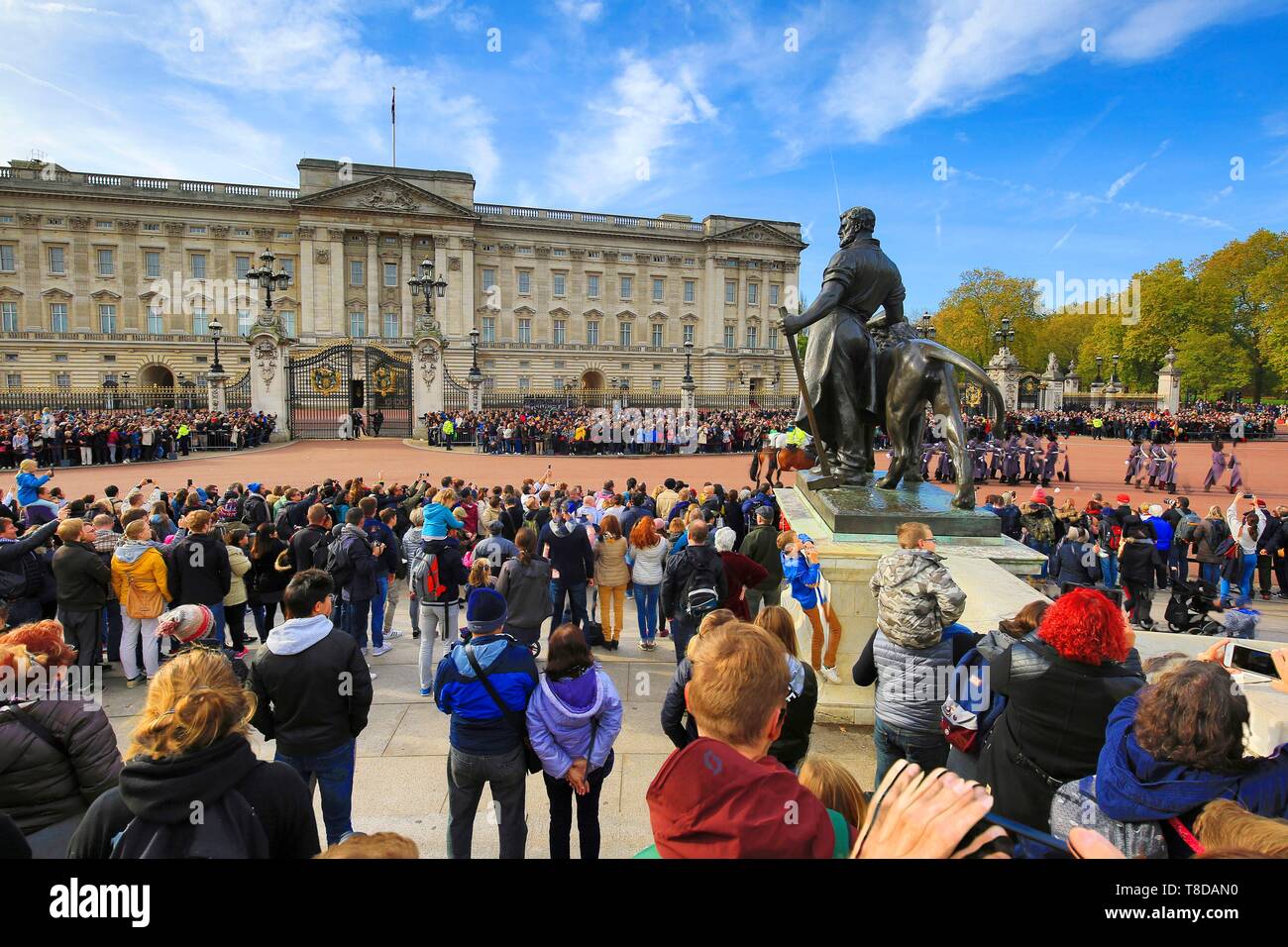 Vereinigtes Königreich, London, Westminster, Buckingham Palace, das Ändern der Guard Stockfoto