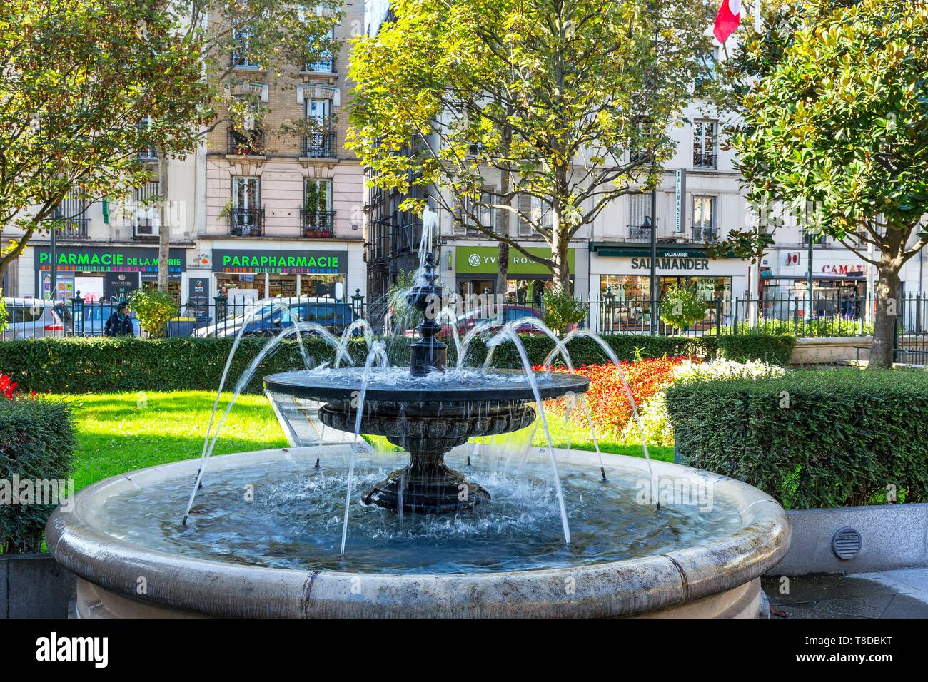 Frankreich, Hauts de Seine, Clichy, Place de la Mairie Stockfoto