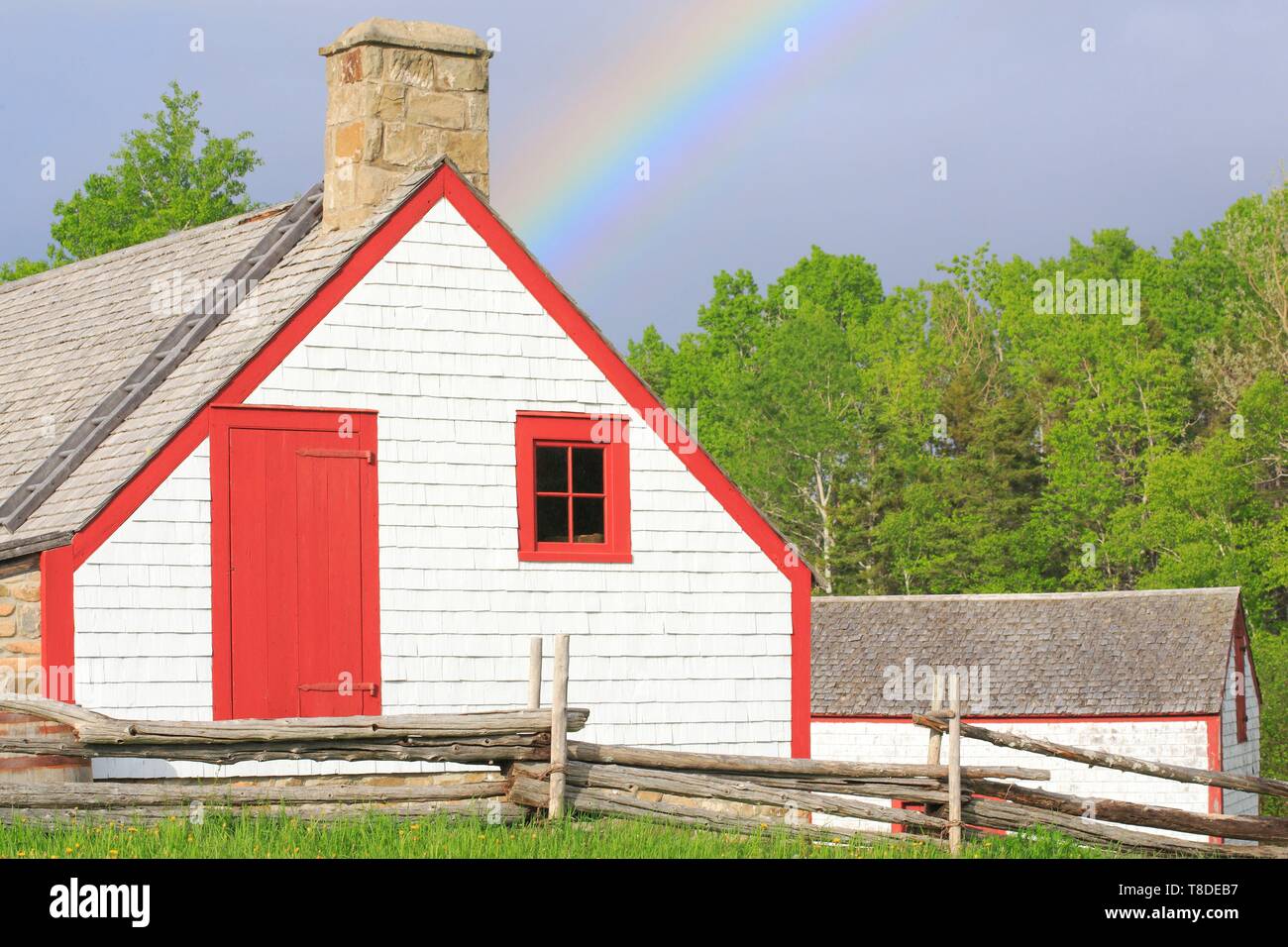 Kanada, New Brunswick, Acadie, Gloucester County, Caraquet, Bertrand, Acadian Historical Village