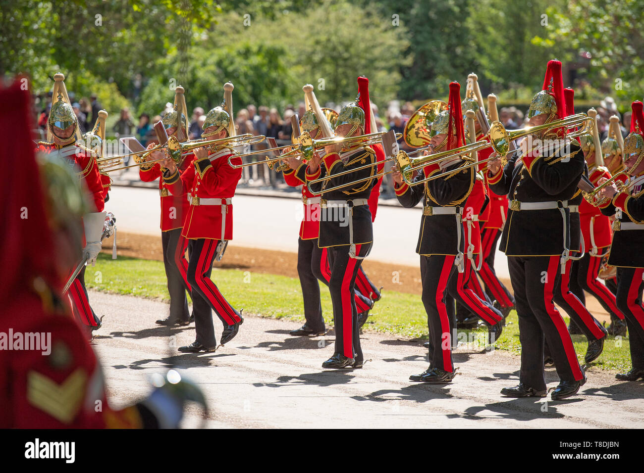 Hyde Park, London, UK. 12. Mai 2019. Der 95 kombinierte Kavallerie Alte Kameraden Verband jährliche Parade und Service findet in London. Stockfoto