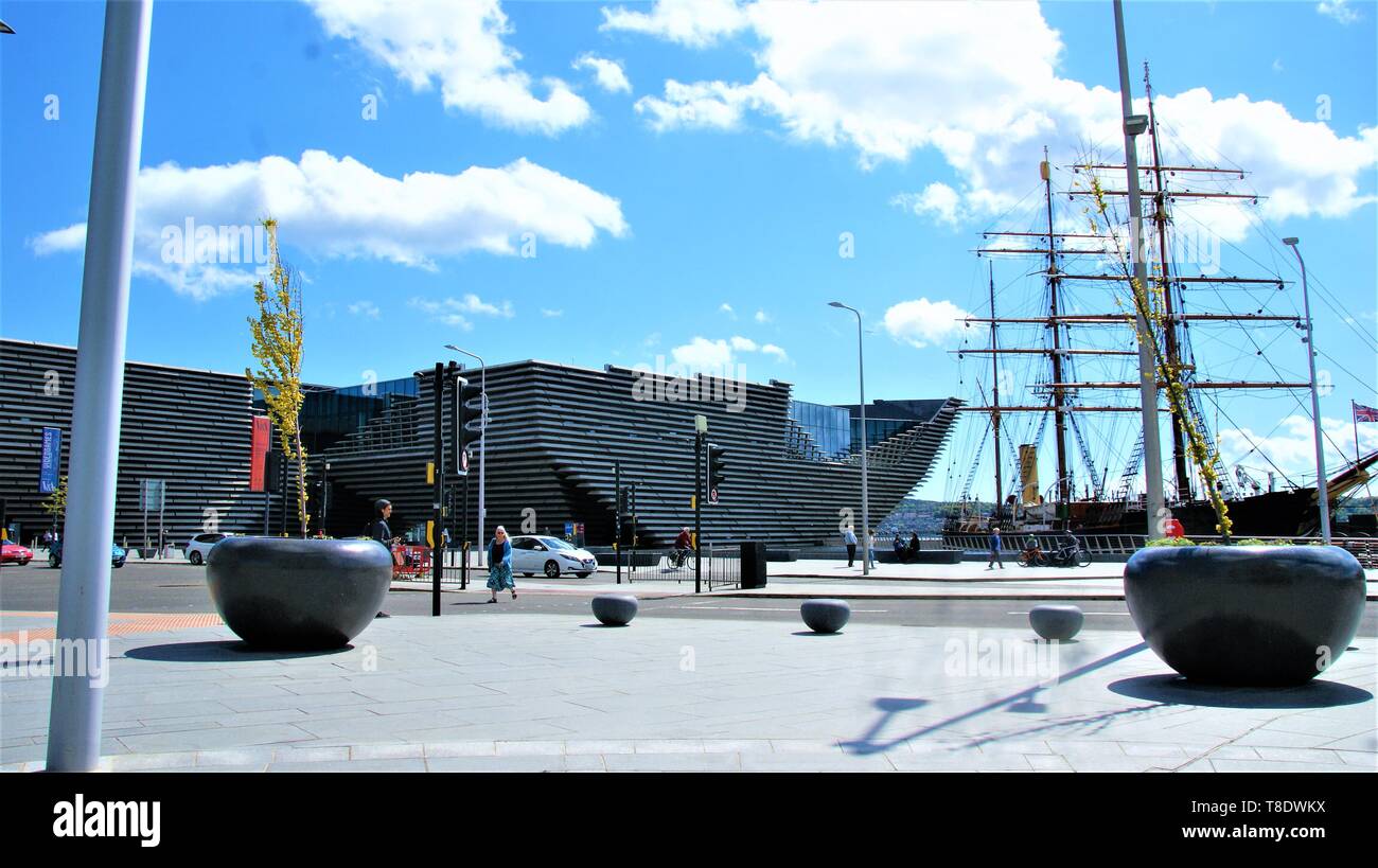 RRS Discovery und dem Victoria & Albert Museum. Stockfoto