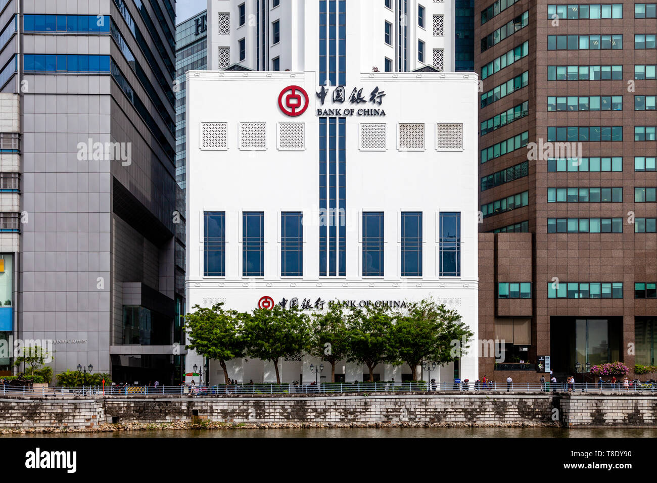 Die Bank of China Building, Central Business District, Singapur, Südostasien Stockfoto