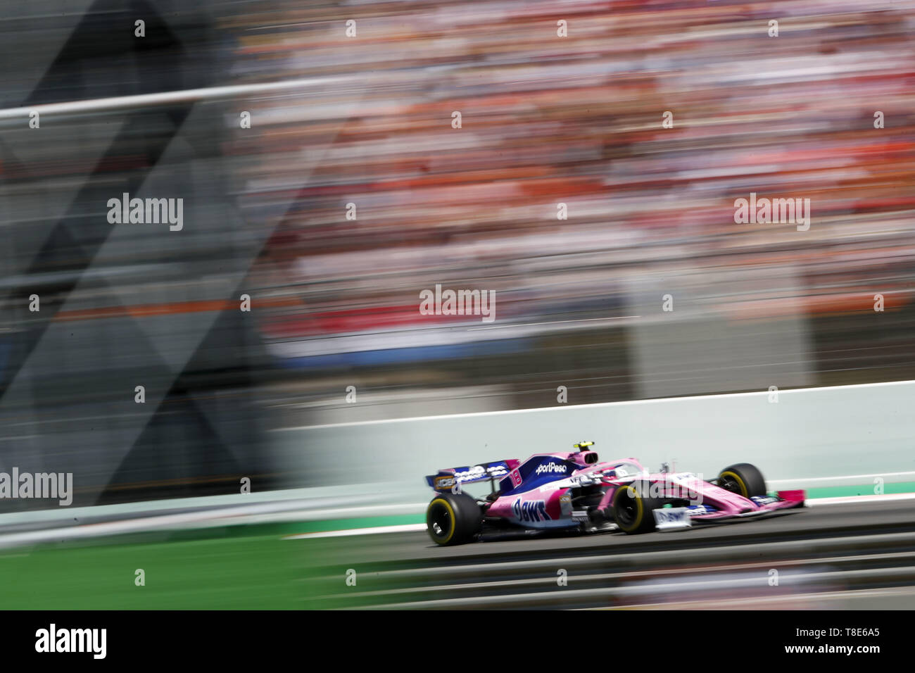 Barcelona, Spanien. 12. Mai 2019. Motorsport: FIA Formel Eins-Weltmeisterschaft 2019, Grand Prix von Spanien, #18 Lance Spazieren (KÖNNEN, Racing Point F1 Team), 12.05.2019. | Verwendung der weltweiten Kredit: dpa/Alamy leben Nachrichten Stockfoto