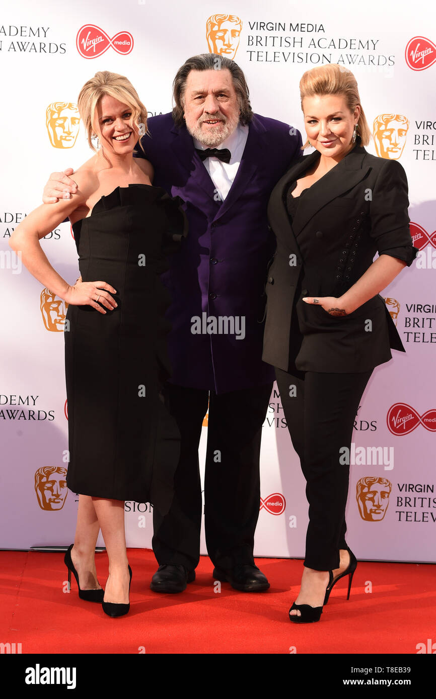 London, Großbritannien. 12. Mai 2019. LONDON, GROSSBRITANNIEN. Mai 12, 2019: Sinead Keenan, Ricky Tomlinson & Sheridan Smith für den BAFTA TV Award 2019 in der Royal Festival Hall, London anreisen. Bild: Steve Vas/Featureflash Credit: Paul Smith/Alamy leben Nachrichten Stockfoto